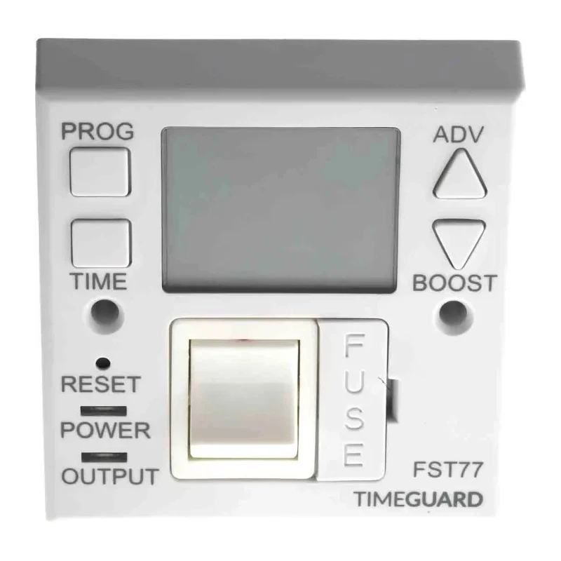Timeguard Digital Time Switch Single Channel 230V AC 13A Resistive SPNO Contact FST77
