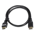 RS PRO 1 m HDMI Cable Male to Male High Speed Ethernet Black 852-5279