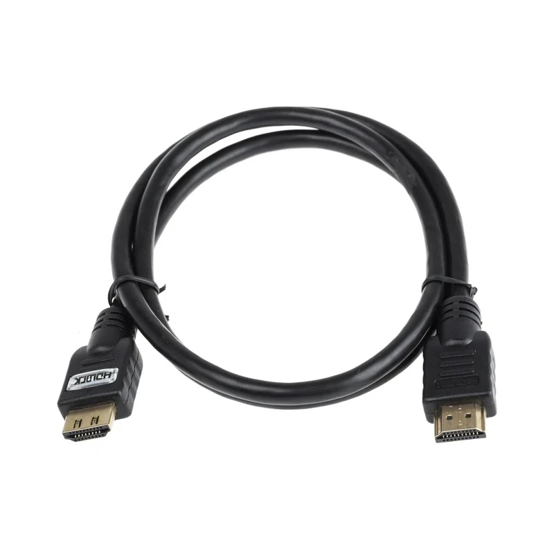 RS PRO 1 m HDMI Cable Male to Male High Speed Ethernet Black 852-5279