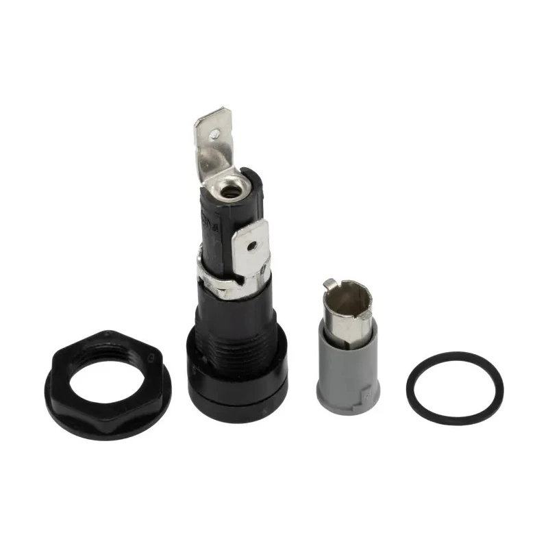 Eaton 20A Panel Mount Fuse Holder 1-Pole Compatible with 32 mm Fuses 250V HTB-56I-R