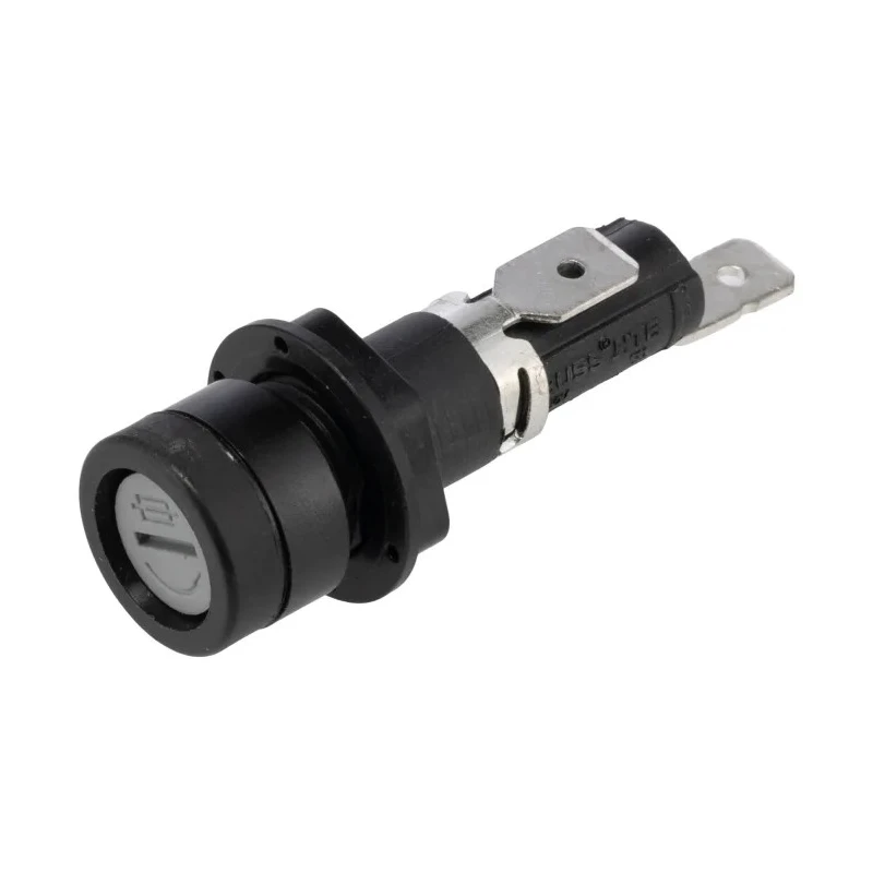 Eaton 20A Panel Mount Fuse Holder 1-Pole Compatible with 32 mm Fuses 250V HTB-56I-R