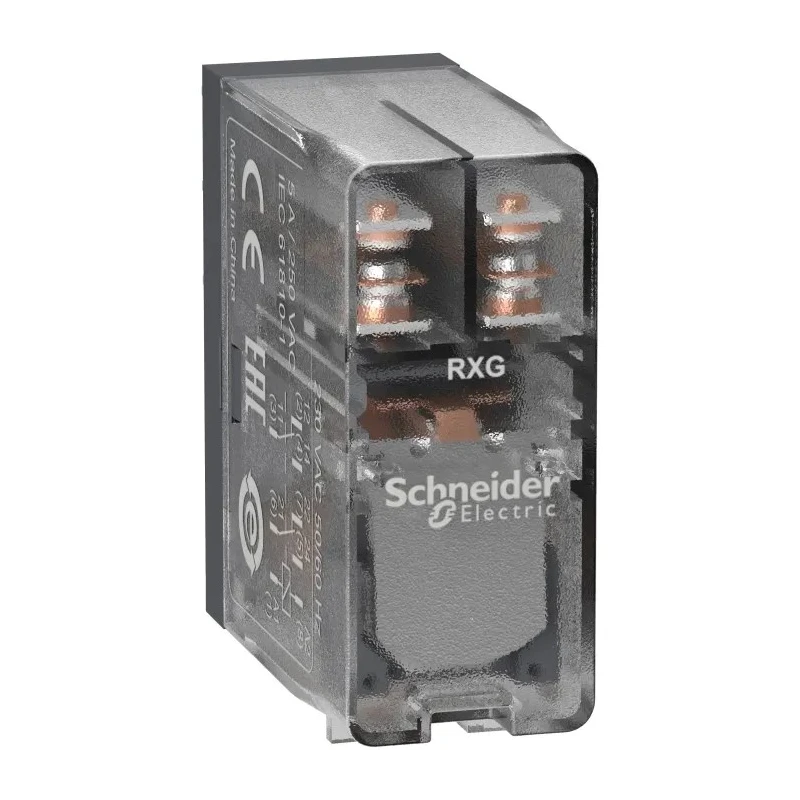 Schneider Electric Power Relay 24V AC Coil 5A Switching Current DPDT Harmony RXG RXG25B7