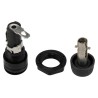 Eaton 16A 250V AC Panel Mount Fuse Holder 1 Pole for 5 x 20 mm Fuses HTB-44M-R