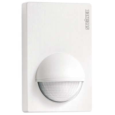 Steinel IS 180-2 Passive Infrared PIR Sensor, Surface/Wall Mount, 240V AC, IP54, White 603212