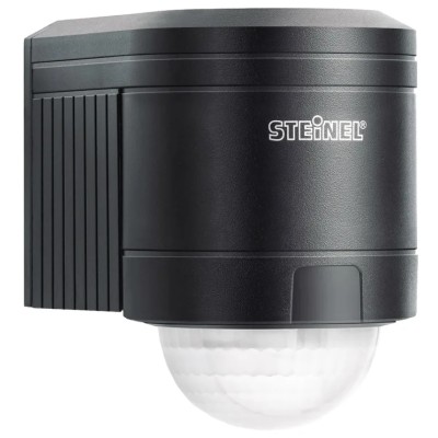 Steinel Infrared Motion PIR Sensor IS 240 DUO Surface/Wall Mount 240V AC Black 602710