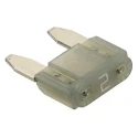 Eaton Mini Blade Car Fuse 2A 32V AC/DC Fast Acting Brass Body ATM-2