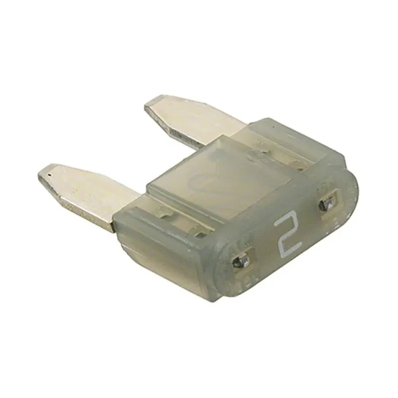 Eaton Mini Blade Car Fuse 2A 32V AC/DC Fast Acting Brass Body ATM-2