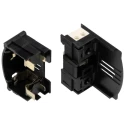 Eaton 30A Rail Mount Fuse Holder, 1P-Pole, 600V AC Thermoplastic Case JT60030