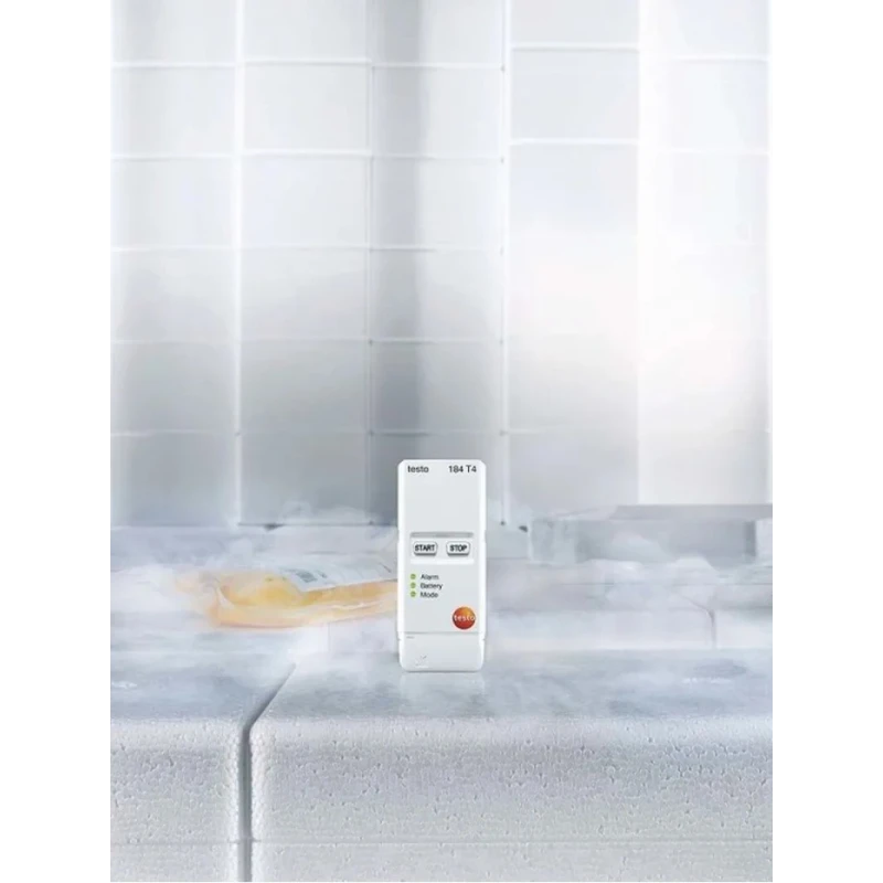 Testo 184-T4 Temperature Data Logger, USB, NFC, IP67, ±0.5 °K Accuracy, Lithium Battery, Measurement Range -80°C 0572 1844