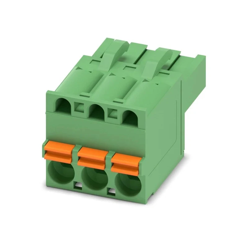 Phoenix Contact FKCT 2.5/3-ST Series Pluggable Terminal Block 3-Contact 5 mm Pitch 1 Row 1909223