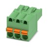 Phoenix Contact FKCT 2.5/3-ST Series Pluggable Terminal Block 3-Contact 5 mm Pitch 1 Row 1909223