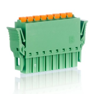 Phoenix Contact FMC 1.5/8-ST-3.5-RF Series Pluggable Terminal Block, 8-Contact, 3.5 mm Pitch, 1 Row, Female 1952089