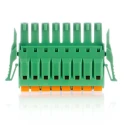 Phoenix Contact FMC 1.5/8-ST-3.5-RF Series Pluggable Terminal Block, 8-Contact, 3.5 mm Pitch, 1 Row, Female 1952089