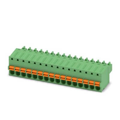 Phoenix Contact FK-MCP 1.5/16-ST-3.5 Series Pluggable Terminal Block, 16-Contact, 3.5 mm Pitch, 1 Row, 320V, 8A 1940046