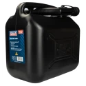 RS PRO Fuel Storage Plastic Jerry Can 10L Capacity Black Diesel Colour Code 851-7512