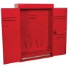 RS PRO Wall Mount Tool Cabinet 1 Drawer Heavy Gauge Steel Red 851-7616
