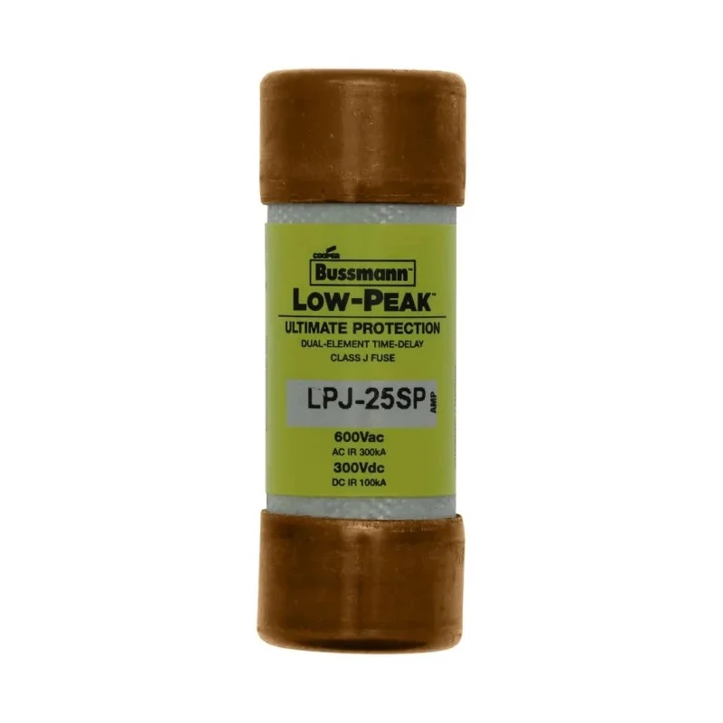 Eaton Time Delay Current Limiting Dual Element Fuse 25A 600V 57.15 mm x 20.57 mm x 20.57 mm LPJ-25SP