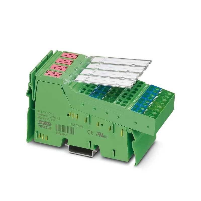 Phoenix Contact Digital Output Module IB IL 24 DO 16-PAC/SN 16 Outputs 24 V DC 500 mA 500 kbps IP20 2862961