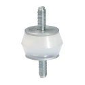 Taica Cylindrical M6 Anti-Vibration Mount Male to Male Bobbin 22 kg Compression, 6mm Bore, 30mm OD, 22mm Height MN-5 SUS