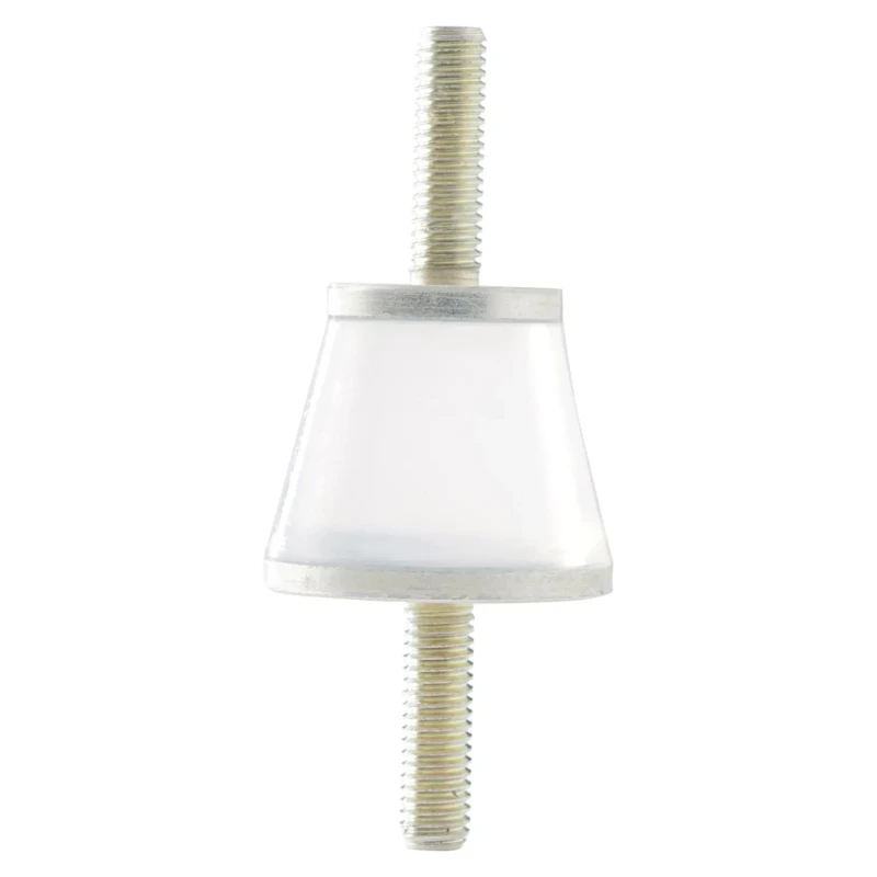 Taica Cylindrical M4 Anti-Vibration Mount Male to Male Bobbin Silicone Gel 4mm Bore 18mm OD 18mm H THETA-B SUS