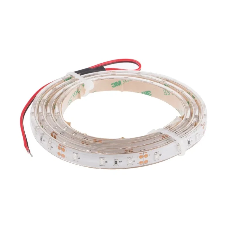 RS PRO 12V Red Flexible LED Strip Light 1 m Length IP65 60 LEDs/m 4.8W PER m 240 lm/m 855-5949