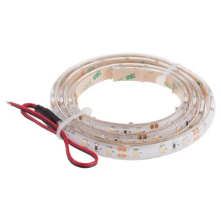 RS PRO 12V White LED Strip 3200K Colour Temperature 1 m Length 60 LEDs/m IP65 Flexible LED Lighting Strip 855-5946