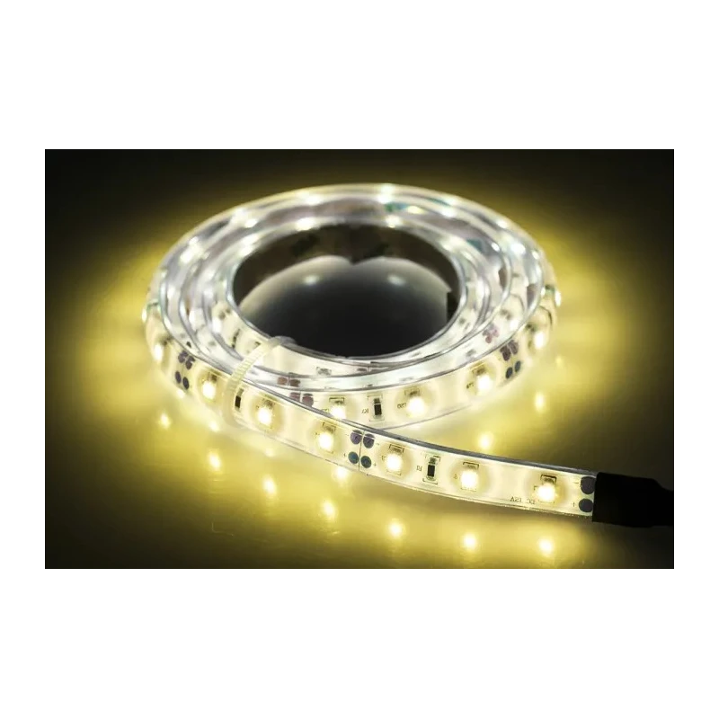 RS PRO 12V Yellow LED Strip Light Flexible 1 m Length IP65 60 LEDs/m 4.8W/m 855-5955