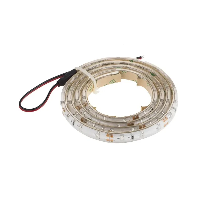 RS PRO 12V Yellow LED Strip Light Flexible 1 m Length IP65 60 LEDs/m 4.8W/m 855-5955