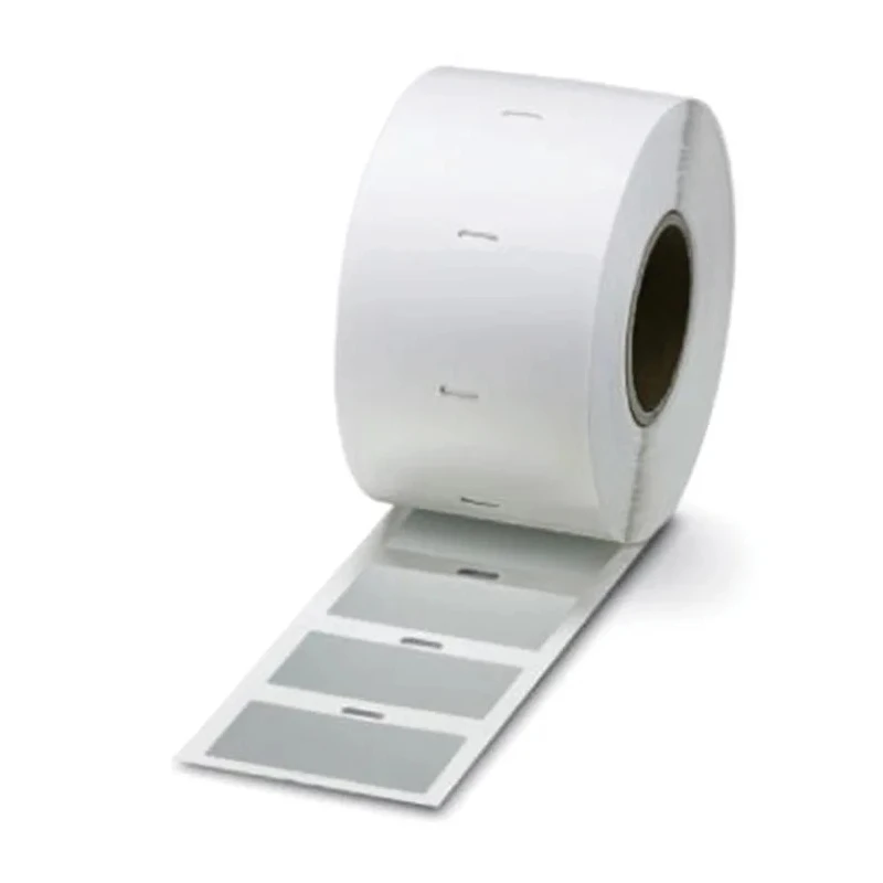 Phoenix Contact Panel Marker, 100 mm Length, Silver Polyester Label Roll, 300 Individual Labels 0817112
