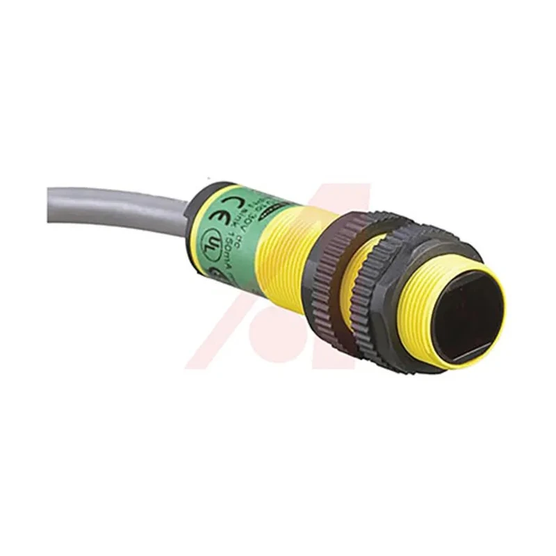 Banner Retroreflective Photoelectric Sensor Barrel Style 2 m Detection Range Relay Output IP69K 855-8513