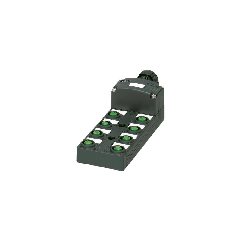 Phoenix Contact SACB Series Sensor Box 8 Port M12 Socket 24-30V IP65, IP67 1412060