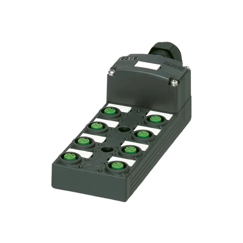 Phoenix Contact SACB Series Sensor Box 8 Port M12 Socket 24-30V IP65, IP67 1412060