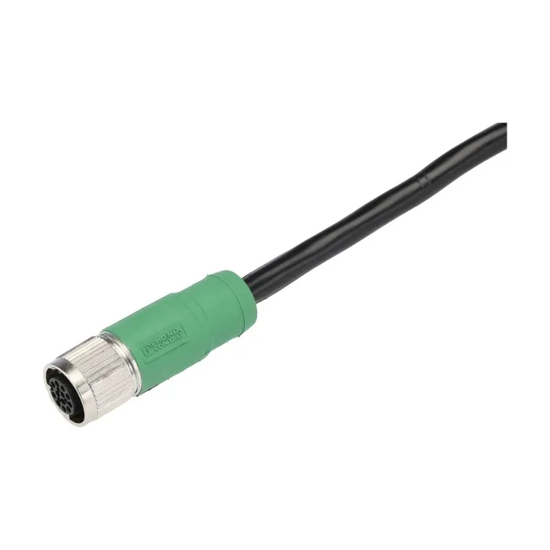 Phoenix Contact Sensor Actuator Cable Female 12 Way M12 to Unterminated 12 Way, 3 m Length 30V 1.5A SAC-12P-3 1554869