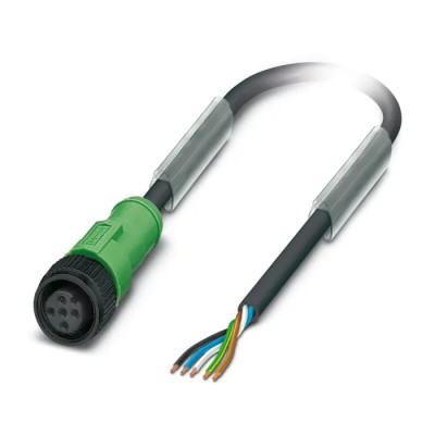 Phoenix Contact Sensor Actuator Cable Female 5 Way M12 to 5 Way Unterminated, Polyurethane Jacket, 5 m Length, 60V 1442531