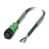 Phoenix Contact Sensor Actuator Cable Female 5 Way M12 to 5 Way Unterminated, Polyurethane Jacket, 5 m Length, 60V 1442531