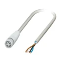 Phoenix Contact Female 4 Way M8 to 4 Way Unterminated Sensor Actuator Cable 10m 30V SAC-3P 1406849