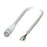 Phoenix Contact Female 4 Way M8 to 4 Way Unterminated Sensor Actuator Cable 10m 30V SAC-3P 1406849