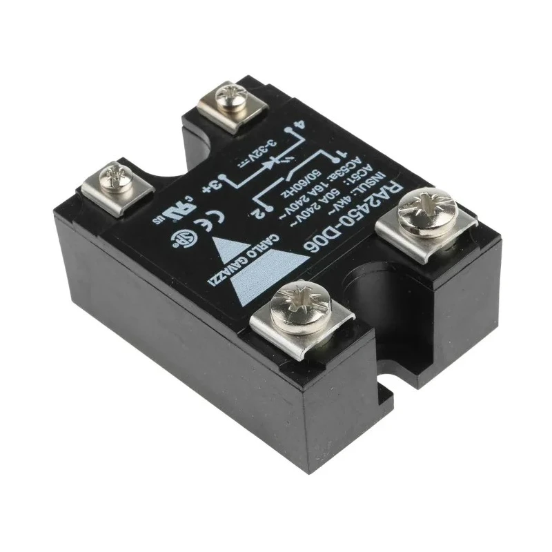 Carlo Gavazzi RA24 Series Solid State Relay Panel Mount 50A Load 280V ac Load 32V dc Control 