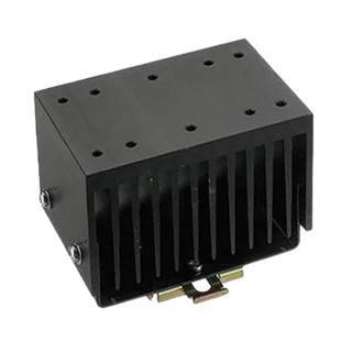 Carlo Gavazzi Heatsink for 1-Phase and 3-Phase Solid State Relays , Black Anodised, 0.82°C/W Thermal Resistance, 82 RHS301