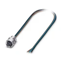 Phoenix Contact Sensor Actuator Cable Female 3 Way M8 to Unterminated 3 Way, PVC Jacket, 1m Length 1541733