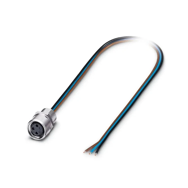 Phoenix Contact Sensor Actuator Cable Female 3 Way M8 to Unterminated 3 Way, PVC Jacket, 1m Length 1541733