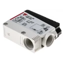 Carlo Gavazzi Retroreflective Photoelectric Sensor, Block Style, 12 m Detection Range, Relay Output, IP67 PMP12RI