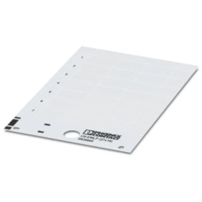 Phoenix Contact Panel Marker, White 15 mm Length, 0.5 mm Height, 27 Labels 0830300