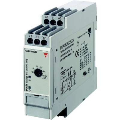 Carlo Gavazzi 1 Phase SPDT DIN Rail Monitoring Relay 115V AC, 230V AC, 48V AC DUB01CB23500V