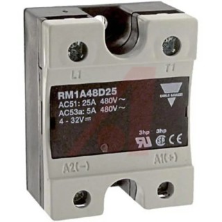 Carlo Gavazzi Solid State Relay Panel Mount 25 A Load 530 V AC Load 32V DC Control RM1A