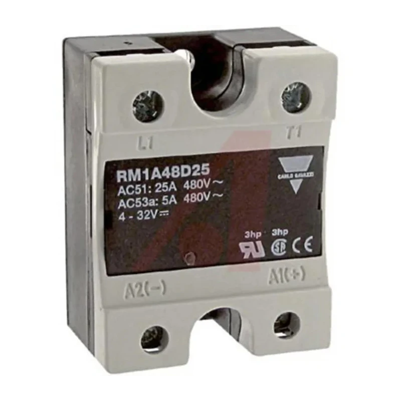 Carlo Gavazzi Solid State Relay Panel Mount 25 A Load 530 V AC Load 32V DC Control RM1A