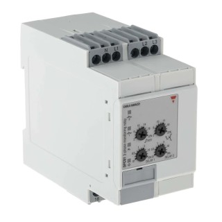 Carlo Gavazzi Monitoring Relay, 3 Phase, 323/550 V AC Monitor Range, SPDT Contact, DIN Rail Mount, 0V AC 24 V DC DPC01DM48