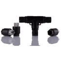 Phoenix Contact Circular Connector Adapter QPD Series with IP69K, IP68, IP66 Protection, 1kV Voltage, 40A Current IP69K