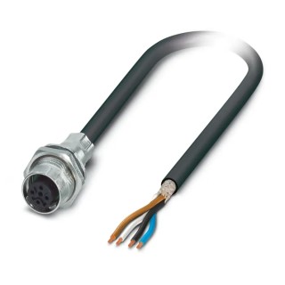 Phoenix Contact Female 4 way M12 to 4 way Free Cable End Sensor Actuator Cable 2m 250V IP67 1419315