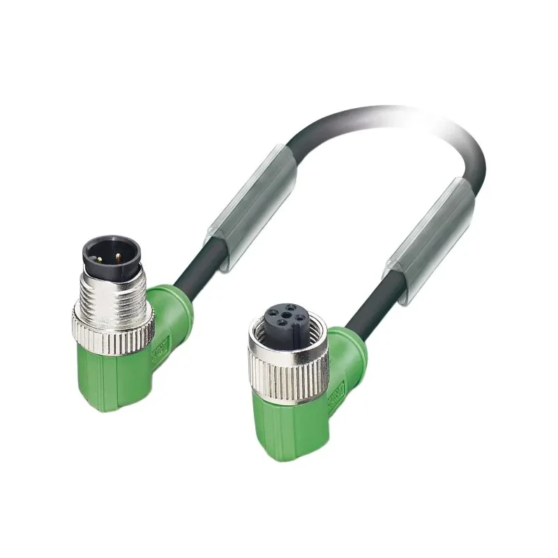 Phoenix Contact Sensor Actuator Cable Male 4 Way M12 to Female 4 Way M12, Polyurethane Jacket, 3 m Cable Length 1668742
